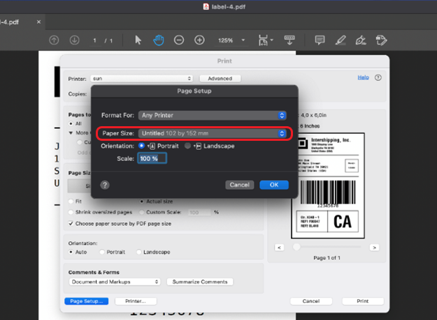 Printing PDF Files from Acrobat Reader on Mac