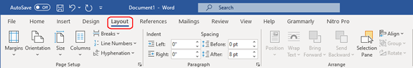 Printing from Microsoft Word (Office 365)