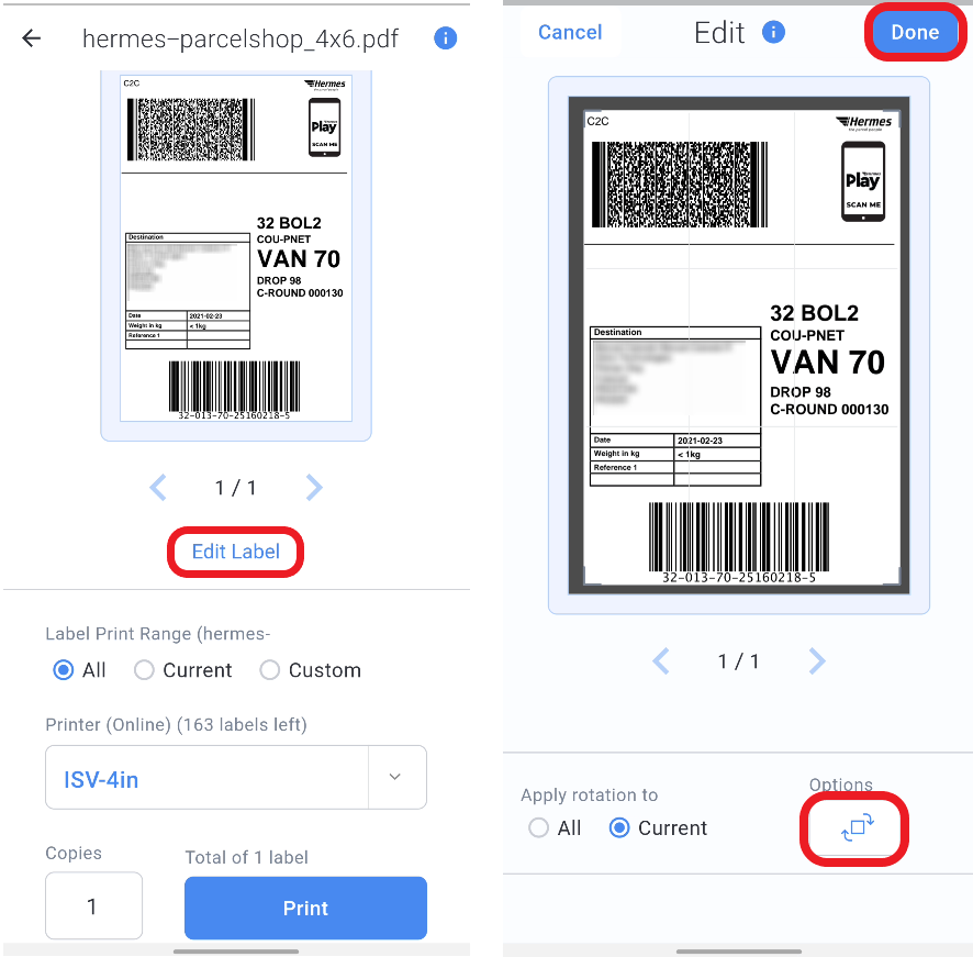 How To Print Evri Label Vinted