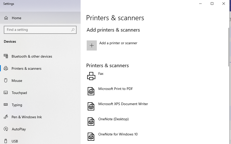 Epson printer Setup
